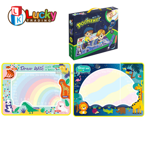 幸运玩具水涂鸦垫水上绘画玩具水彩垫涂鸦板可重复使用的教育玩具 - Product Image 5