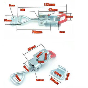 Stainless Steel Adjustable <b>Toggle</b> <b>Clamp</b> Lock With Hook Eye - Product Image 4