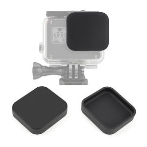 Lente de Silicona para <span class=keywords><strong>GoPro</strong></span> <span class=keywords><strong>Hero</strong></span> 5 6 7 <span class=keywords><strong>8</strong></span> 9 10 11, Cubierta Protectora de <span class=keywords><strong>Pantalla</strong></span> para Lente de Cámara, Accesorios para Cámara Deportiva - Product Image 1