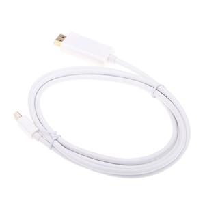 1.8m di alta qualità 4K x 2K Mini DP a <span class=keywords><strong>Hdmi</strong></span> <span class=keywords><strong>cavo</strong></span> DP1.2 Mini display a <span class=keywords><strong>cavo</strong></span> <span class=keywords><strong>adattatore</strong></span> convertitore <span class=keywords><strong>HDMI</strong></span> - Product Image 3