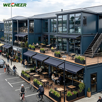 Construction rapide de maisons préfabriquées mobiles modernes et luxueuses en conteneurs pliables de 20 pieds pour bâtiments éducatifs temporaires