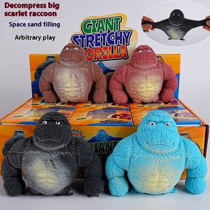 Juguetes Antiestrés Creativos de Moda en Tiktok de Jincan, Juguetes Sensoriales para Aliviar el Estrés, Modelo de Mono, Tigre y Gorila, Suaves, Elásticos y Apretables - Product Image 3