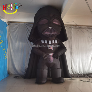 Modèle de personnage de film gonflable personnalisé héros noir gonflable géant guerrier gonflable - Product Image 1