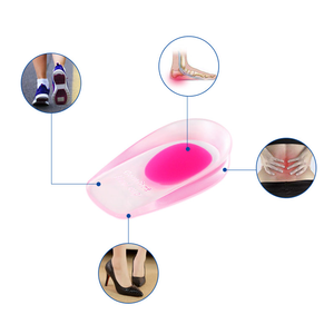 Coppe per tallone in Gel di Silicone inserti per <span class=keywords><strong>scarpe</strong></span> per fascite plantare tallone dolente sperone osseo e protezioni per alleviare il dolore all'achille cuscinetti per il Comfort del piede - Product Image 5