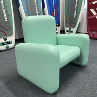 NOUVEAU 2023 RIDEWAVE Chaise aéro gonflable en tissu Drop Stitch, Tapis flottant gonflable, Chaise de quai, Canapé de relaxation pour lacs et rivières
