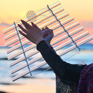 Harpa Kristal Kuarsa Harga Terjangkau dengan Nada C Tinggi untuk Terapi Musik, Dilengkapi Tas Pembawa - Product Image 1