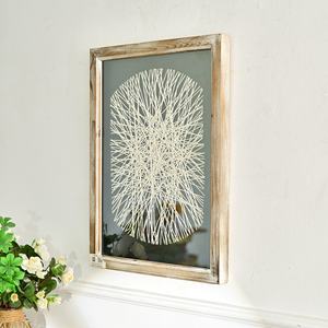 Panel Decorativo Rústico Rectangular de Madera para Colgar en la Pared, Lavable, Estilo Rústico para Decoración del Hogar - Product Image 4