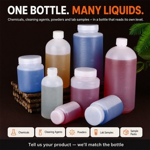 Botellas de Reactivo Resistentes al Ácido, Botellas de HDPE <span class=keywords><strong>con</strong></span> Escala Graduada, 100ml 2000ml, Etiqueta Privada Química, Proveedores Mayoristas - Product Image 3