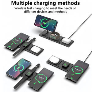 Cargador Inalámbrico 2026 con Luz LED UltraCharge Pro, Base de Carga Magnética 3 en 1 para iPhone y Galaxy - Product Image 3