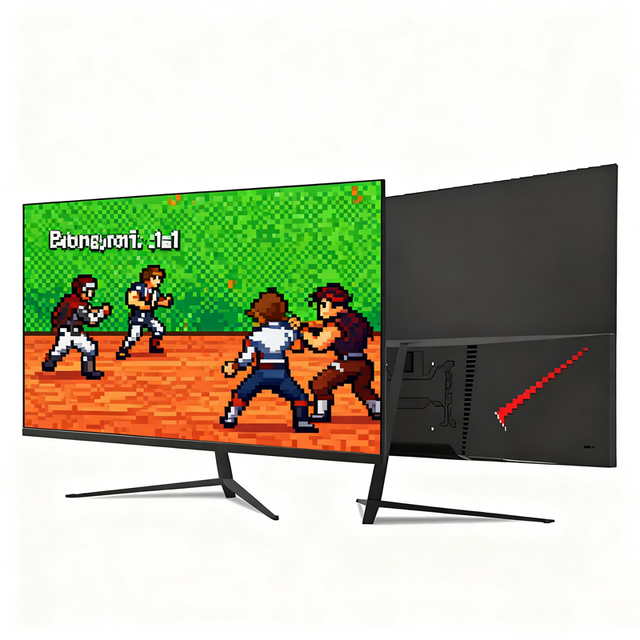 Hot Sale OEM 24 Inch Ultra-Thin IPS Portable Desktop 4K Gaming LED Monitor DP/VGA/ Interfaces 120% SRGB Built-in Speaker 1-Year