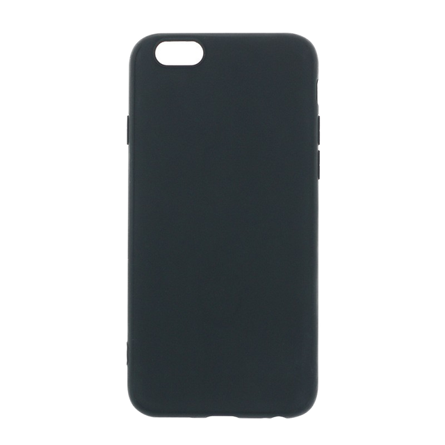 Manufacturer Wholesale Matte TPU Shockproof Cases Plain Soft Frosted Mobile Phone Case for for 6S Black