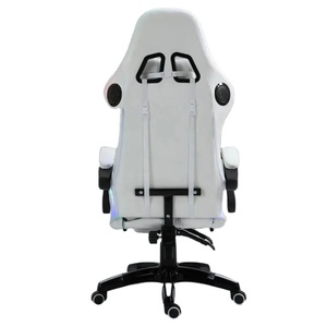 Barato Ddp blanco completo PU cuero ordenador Pc juego <span class=keywords><strong>silla</strong></span> <span class=keywords><strong>Silla</strong></span> Gamer LED Rgb carreras masaje <span class=keywords><strong>Silla</strong></span> <span class=keywords><strong>de</strong></span> juegos con luces y altavoces - Product Image 6