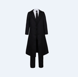 Anime <strong>Chainsaw</strong> <strong>Man</strong> Makima Cosplay Costume Black Trench <strong>Shirt</strong> Tie Pants Makima <strong>Men</strong> Women Suit Uniform - Product Image 1