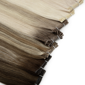 LeShine Genius Weft Hair extension capelli umani a doppio disegno 100% capelli umani Remy vergini russi Genius - Product Image 2