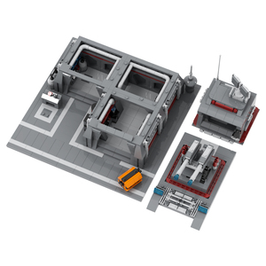 MOC2361 Sci-Fi <span class=keywords><strong>Interstellar</strong></span> War Movie Frontline Command Center 1381 Uds ladrillos ensamblar DIY recoger bloques de construcción para niños Juguetes - Product Image 6