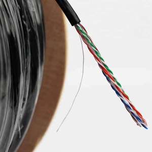 Cable de Red Surxin CAT <span class=keywords><strong>6</strong></span> <span class=keywords><strong>Ethernet</strong></span> de 4 Pares, Cable LAN Cat6 24AWG, 305m, Impermeable, con Cubierta de PE/PVC - Product Image 3