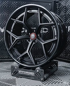 ล้อแม็กซ์อะลูมิเนียมอัลลอยด์แบบกำหนดเองส่วนบุคคล  โครเมียมลายหลายก้านสีดำเงา สำหรับรถฟอร์ด เชฟวี่ จีเอ็มซี ดอดจ์ รถบรรทุกและรถเอสยูวี - Product Image 6