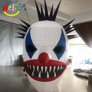 Décoration de cour géante terreur Halloween décoration clowns tueurs gonflables - Product Image 6