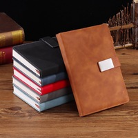 Cahier d'écriture de promotion Cahier personnalisé Cahier de couverture en cuir Pu pour l'école