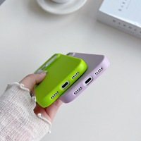Coque de téléphone en silicone gel givré à grandes perforations pour iPhone 17 Pro Max, compatible avec les modèles 15 Pro Max/14/13, antichoc, design couleur unie