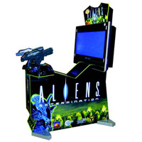 42 "LCD Aliens Extermination Coin Machine Operated Simulator Arcade Screen Shooting Game