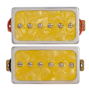 <span class=keywords><strong>Prix</strong></span> usine Lot <span class=keywords><strong>de</strong></span> 2 micros <span class=keywords><strong>de</strong></span> <span class=keywords><strong>guitare</strong></span> électrique Lp en céramique pour cou et pont avec couvercle en laiton chromé - Product Image 2