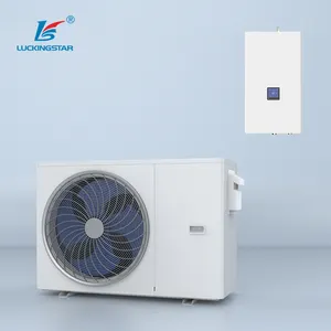 Residential Heating Equipment R32 Split Heating And Cooling Heat Pump Photovoltaic PV Panel Connection HVAC System