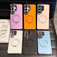 Nouvelle coque antichoc créative avec support rotatif pour Samsung S26 S25 Ultra S24 A18 A17 A37 A57 A26 A36 A56 A35 A55