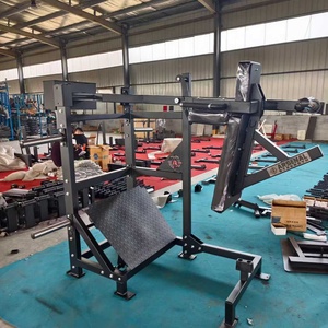 Machine à Squat Pendulaire Professionnelle à Charge de Plaques <span class=keywords><strong>pour</strong></span> Salle de Sport – Équipement de Fitness <span class=keywords><strong>pour</strong></span> Entraînement des <span class=keywords><strong>Fessiers</strong></span> (Squat Pendulaire Pro, Hack Squat, Leg Press) - Product Image 3