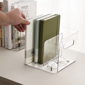 Multi-Functional Transparent PP Office Storage <b>Box</b> Rectangle Bookshelf Organizer Small Sundries <b>Books</b> Storage Eco-Friendly - Product Image 2