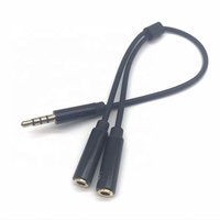 Câble audio pour écouteurs, adaptateur audio jack stéréo 3,5 mm pour téléphone portable