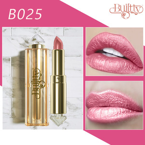 ใหม่หรูหรารูปหัวใจลิปสติกGlitterชุดสีชมพูสีส้มสีแดงสีม่วงสีฟ้าติดทนนานแต่งหน้ากันน้ํา 3.5G - Product Image 5