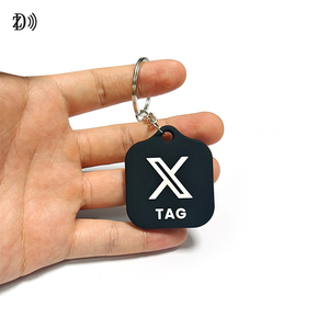 Biểu tượng tùy chỉnh in <span class=keywords><strong>NFC</strong></span> Tag <span class=keywords><strong>ntag213</strong></span> không thấm nước Silicone sticker Keychain thẻ điện thoại 13.56Mhz 1K cho phương tiện truyền thông xã hội - Product Image 2