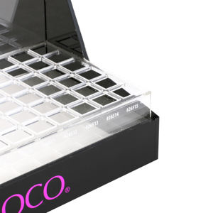 مخصص العلامة التجارية الاكريليك مستحضرات التجميل السائل أحمر الشفاه المنظم التجارية الترويجية ماكياج فرشاة تخزين الرف - Product Image 5