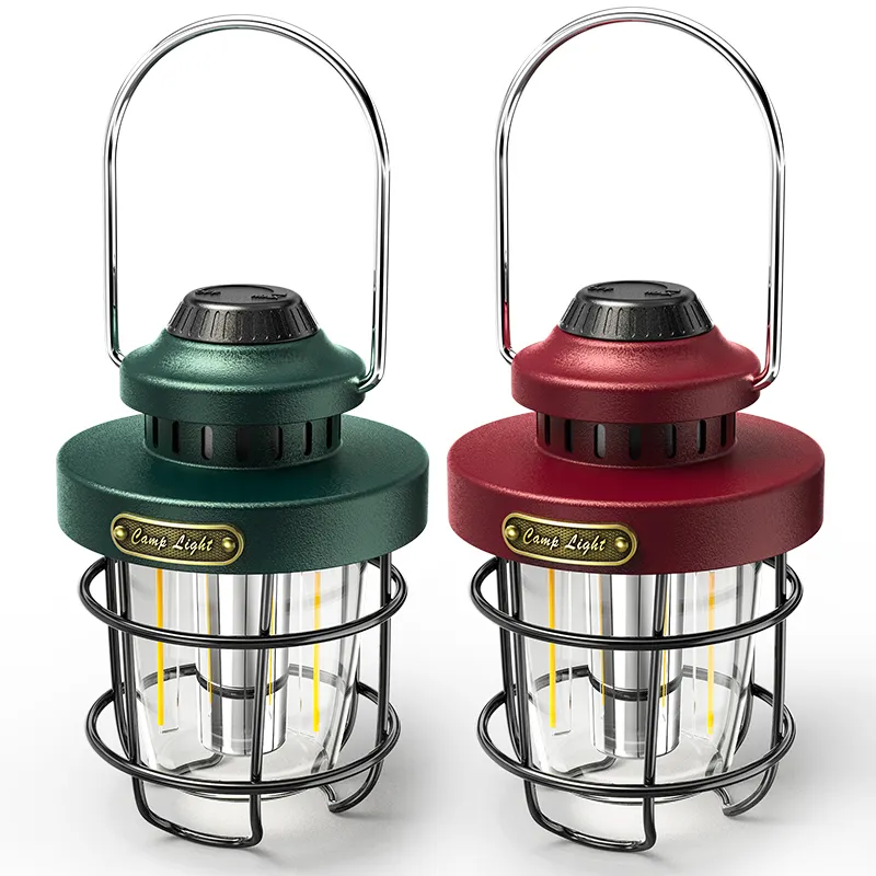 500 lm hanging camp rechargeable lamp portable led tent lantern camping light outdoor