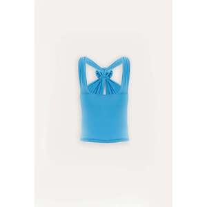 เสื้อครอปบลูโรส ดีเทล สำหรับสวมใส่พักผ่อน - Product Image 1
