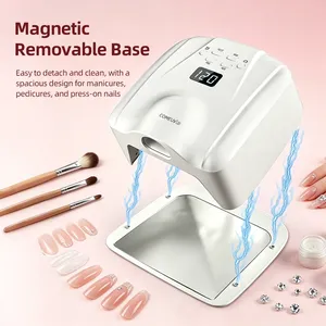 เครื่องอบเล็บแบบเดี่ยวสำหรับนิ้วเดียวหรือทั้งมือ  อบเจลเล็บแห้งเร็ว  ไฟ LED  พร้อมเซ็นเซอร์อัตโนมัติ  หลอดไฟคู่ - Product Image 6