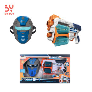 Sicuro Soft Bullet Kids plastica manuale tiro continuo giocattolo Sniper Gun EVA Soft Bullet Gun con maschera giocattolo Set per bambini - Product Image 1