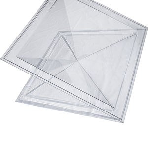 Tragaluz transparente de PC de doble capa fija de policarbonato personalizado Tragaluz de pirámide triangular Tragaluz acrílico multicolor Tragaluz - Product Image 2