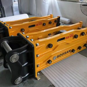 Brise-roche hydraulique de type supérieur Soosan SB100, PRODUIT CORPS PRINCIPAL, FOURNITURE DIRECTE D'USINE, GARANTIE UN AN, FONCTIONNALITÉS STANDARD INCLUSES - Product Image 1