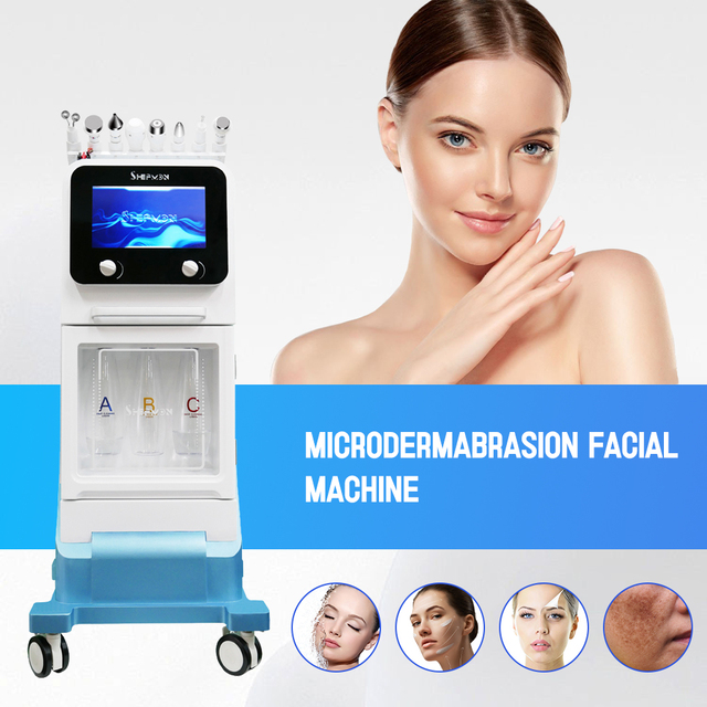 Hydra Jet Peel Facial Machine Removing Blackheads Exfoliating Deep Cleaning Skin Younger Oxygen Facial Machine