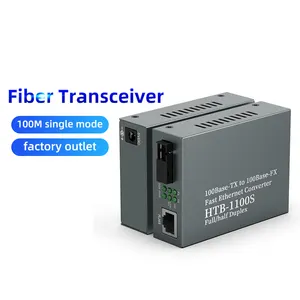 Trasforma la tua conversione multimediale con il convertitore multimediale Prime: ricetrasmettitore in fibra RJ45 a SC, supporta 10/100Base-TX a 100Base-FX