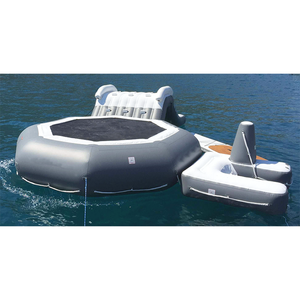 Funworldsport Lake Sport Game Pvc Floating Jump Pillow <strong>Inflatable</strong> <strong>Water</strong> Catapult <strong>Inflatable</strong> <strong>Blob</strong>