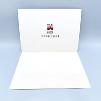 Carpetas de archivos de documentos de papel blanco A4 con logotipo impreso de diseño personalizado al por mayor para oficina comercial de certificados