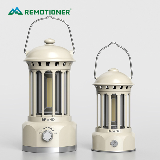 Portable Atmosphere Lamp Rechargeable Adjustable Light Source Retro Hanging LED Camping Lantern