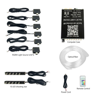 Lumière ambiante pour toit de voiture à fibres optiques LED RGBW 7420-V6