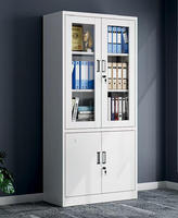Armoire de classement en acier, armoire d'archives pour documents financiers, armoire métallique avec serrure, armoire de rangement, mobilier de bureau