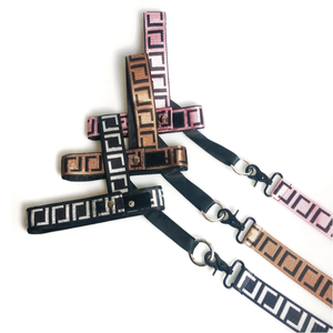 Hunde geschirr Leinen Set Französische Bulldogge <span class=keywords><strong>Schnauzer</strong></span> Corgi Chihuahua Groß Mittel Klein Hunde halsband Nylon Brief Verstellbar Langlebiges Haustier - Product Image 1