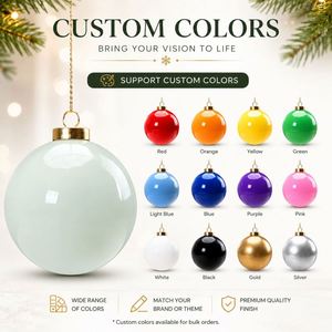 Festive Christmas <b>Bauble</b> Fine Bone China <b>Ceramic</b> Hanging Decorated Balls Decoration Xmas Tree Ornament - Product Image 5