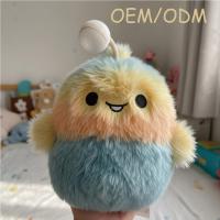 Marionnette en peluche mignonne à dégradé de couleurs pour enfants, apaisante, personnalisable, OEM ODM, jouet en peluche